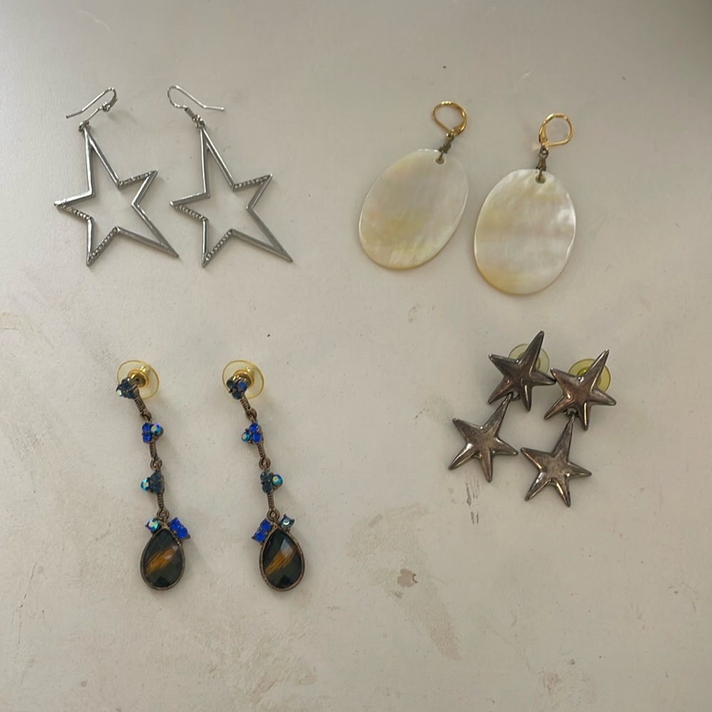 Vintage statement earrings
